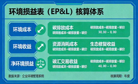 开云集团环境损益表EP&L生态数据可视化分析与绿色供应链示意图